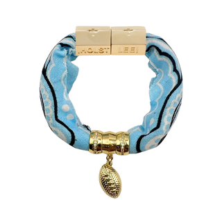 Game Day Bandana Charm Bracelet