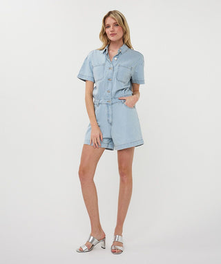 Jumpsuit Short Light Denim