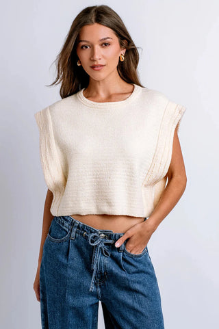 Imogen Top, Light Taupe
