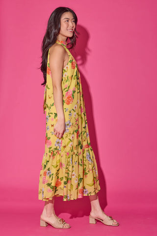 Perry Dress, Yellow Parterre