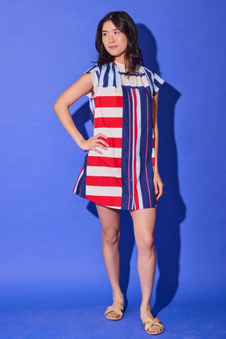 Tucker Dress, Maritime Stripe