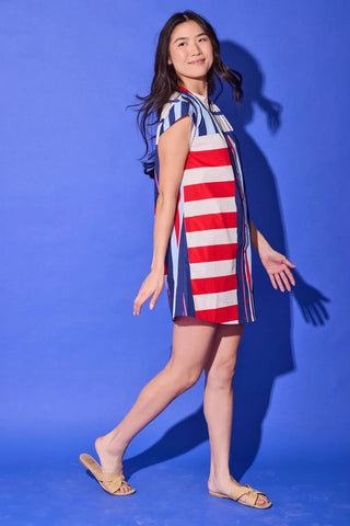 Tucker Dress, Maritime Stripe
