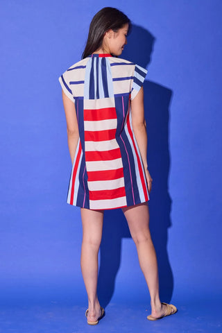 Tucker Dress, Maritime Stripe