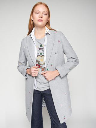Aricia Coat, Lana Gris