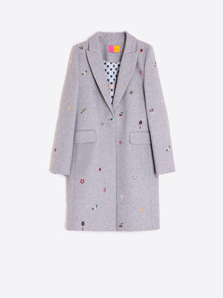 Aricia Coat, Lana Gris