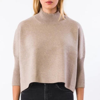 Aja Sweater  - Light Taupe - O/S