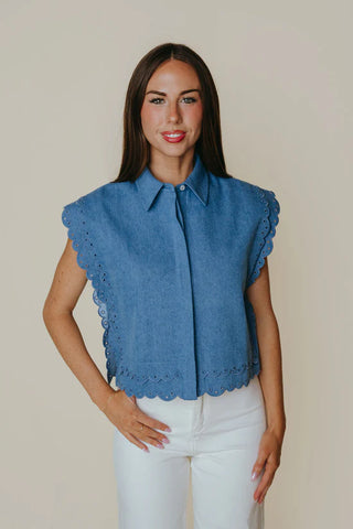 Summer Top, Denim