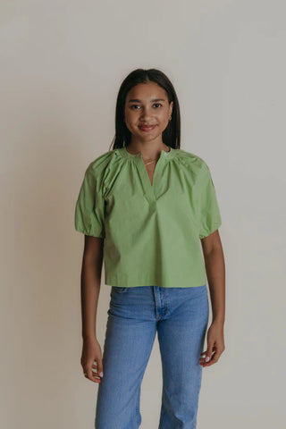 Henley Top, Sage
