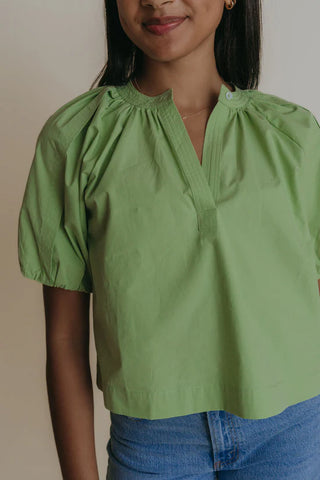 Henley Top, Sage