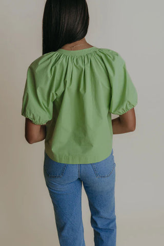 Henley Top, Sage