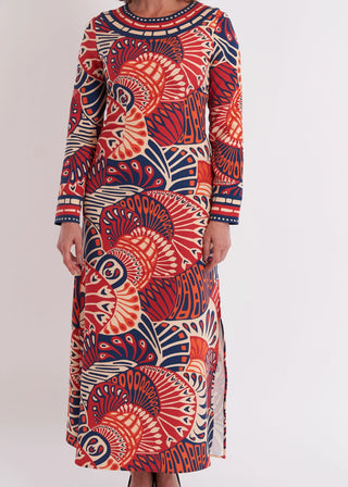 Arianne Dress, Paddle Sienna