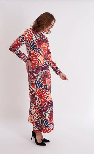 Arianne Dress, Paddle Sienna