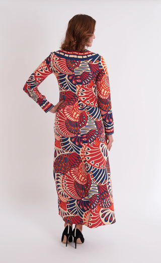 Arianne Dress, Paddle Sienna