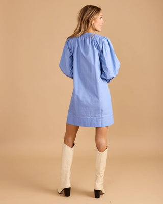 Paloma Dress, Smoke Blue