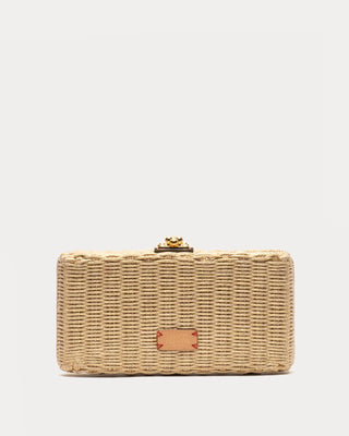 Pepper Clutch Wicker, Gold
