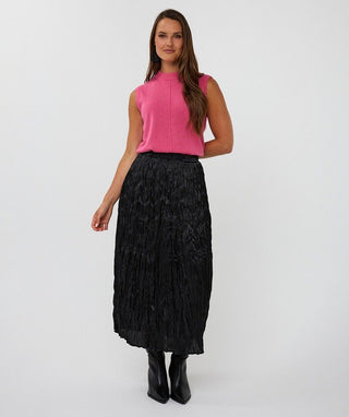 Skirt Plisse, Black