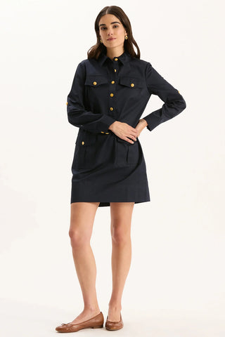 Rory Shirtdress, Navy