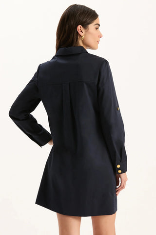Rory Shirtdress, Navy