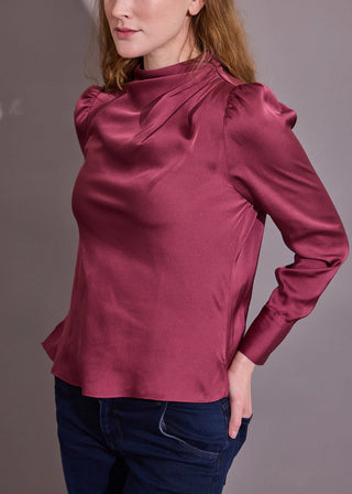 Scarlett Top, Mulberry