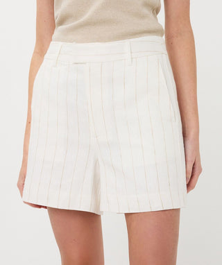 Shorts Linen, Off White/Sand