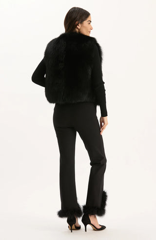 Tai Fur Vest, Black