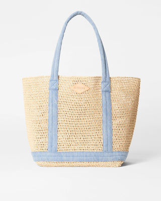 Medium Crochet Tote, True Light Denim