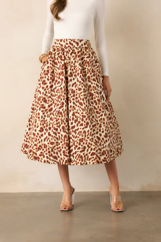 Erica Midi Skirt, Untamed