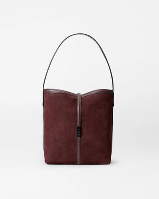 Small Astor Hobo, Wine Nubuck